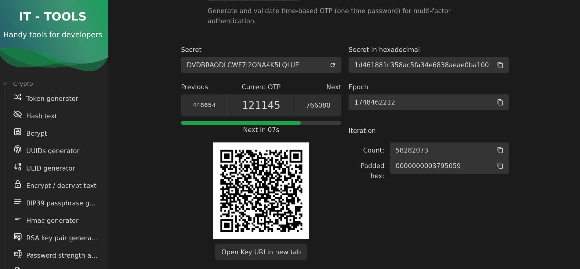 otp code