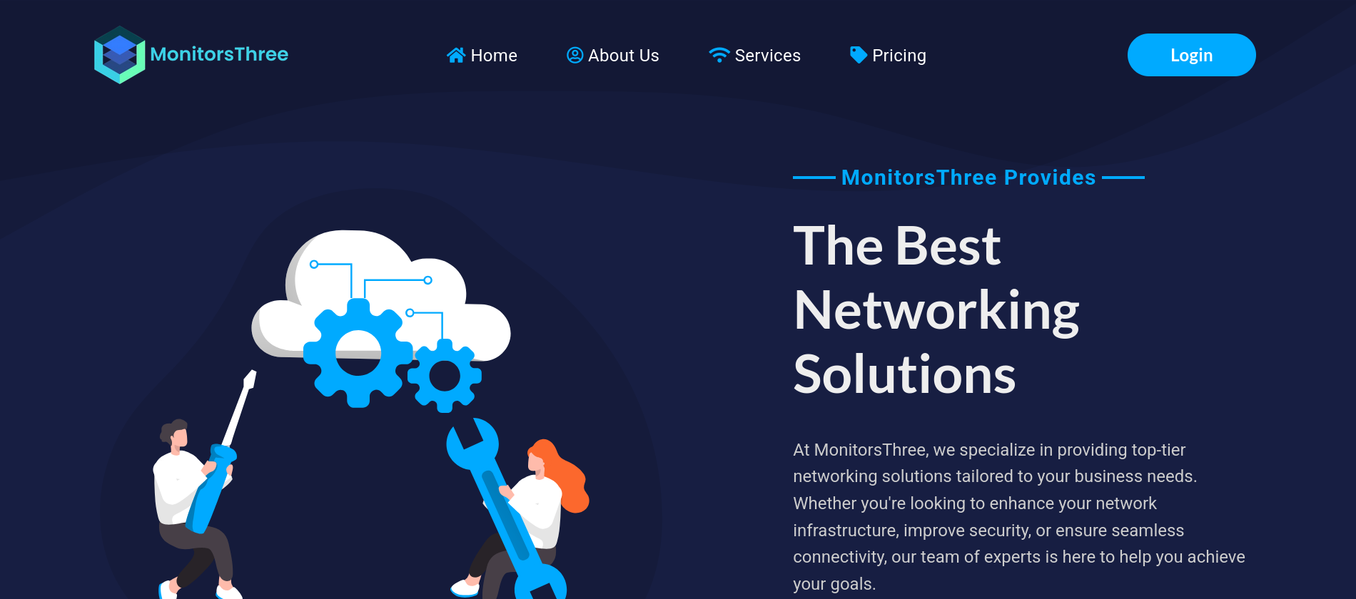 main website
